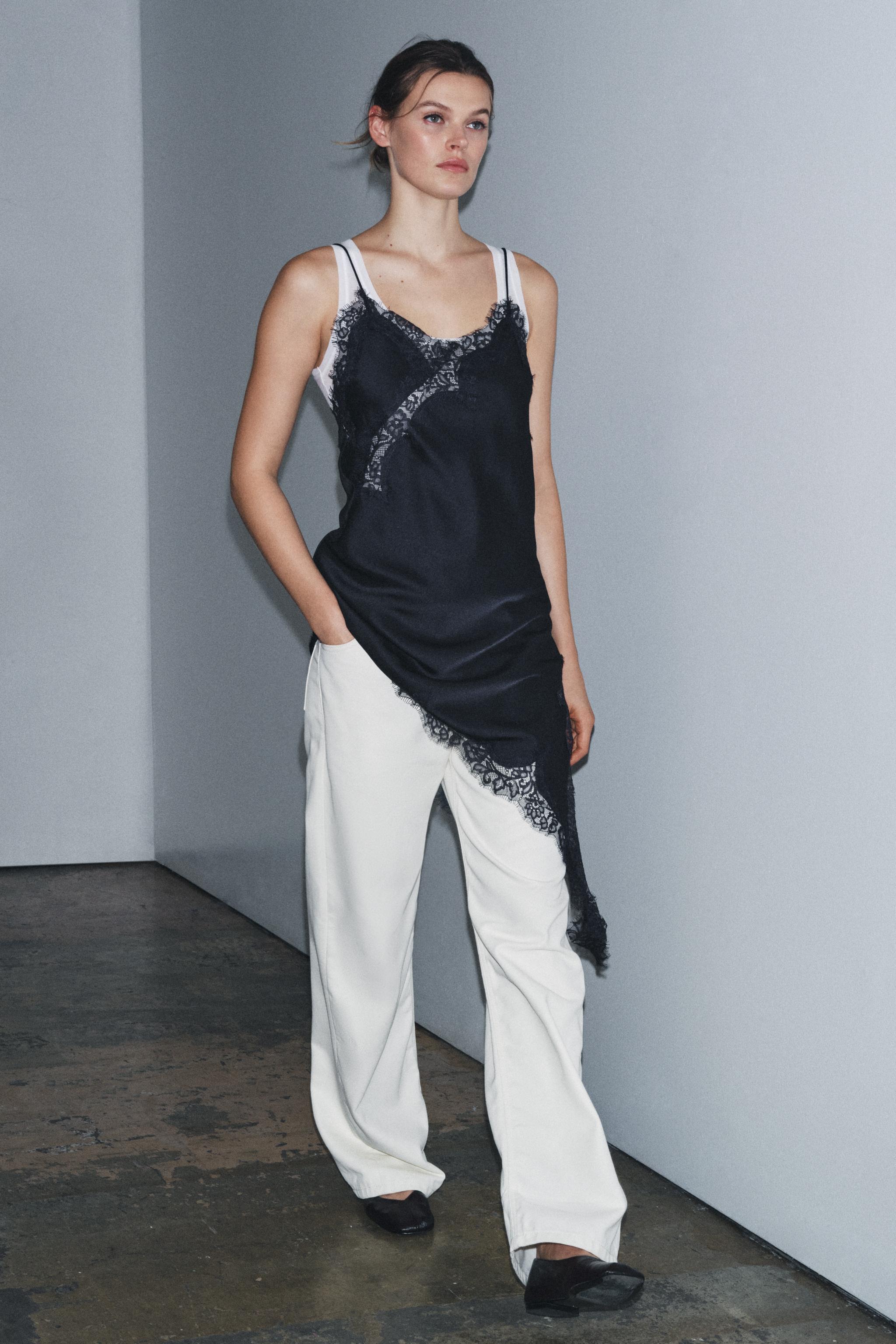 Asymmetric Lace Dress Zw Collection