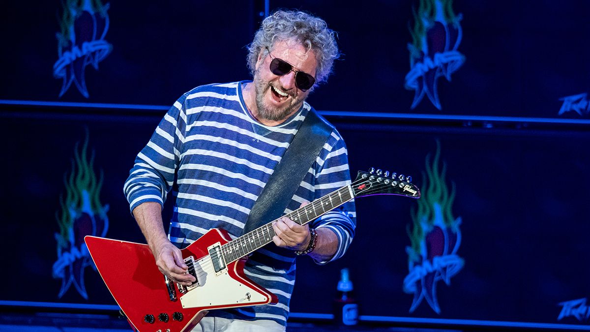 Sammy Hagar on stage