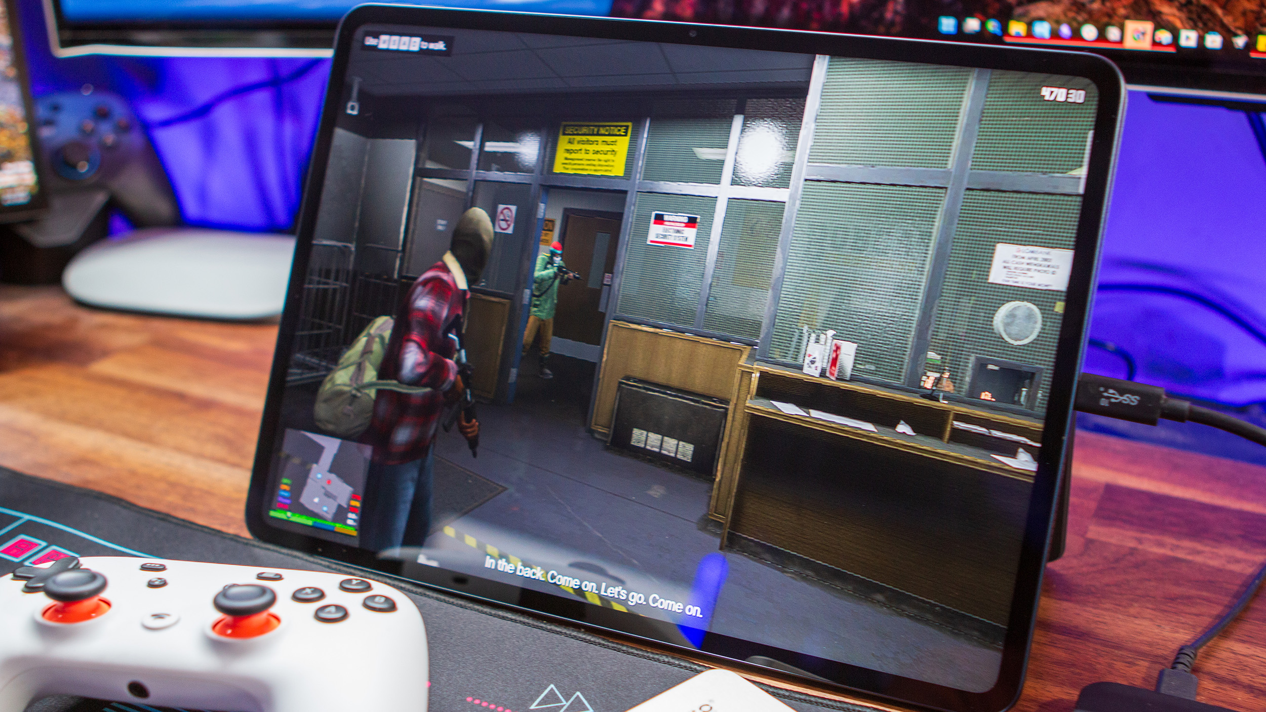 GTA V via GameSir GameHub on the OnePlus Pad 3
