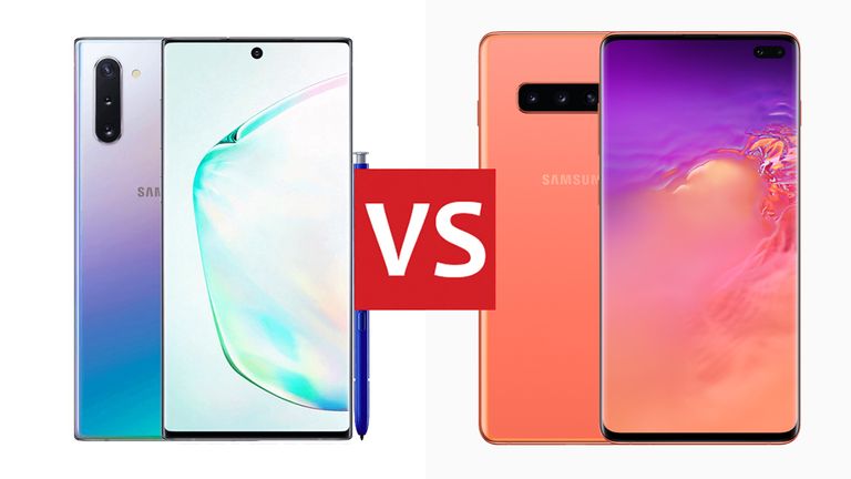 Samsung Galaxy Note 10 vs Samsung Galaxy S10 Plus