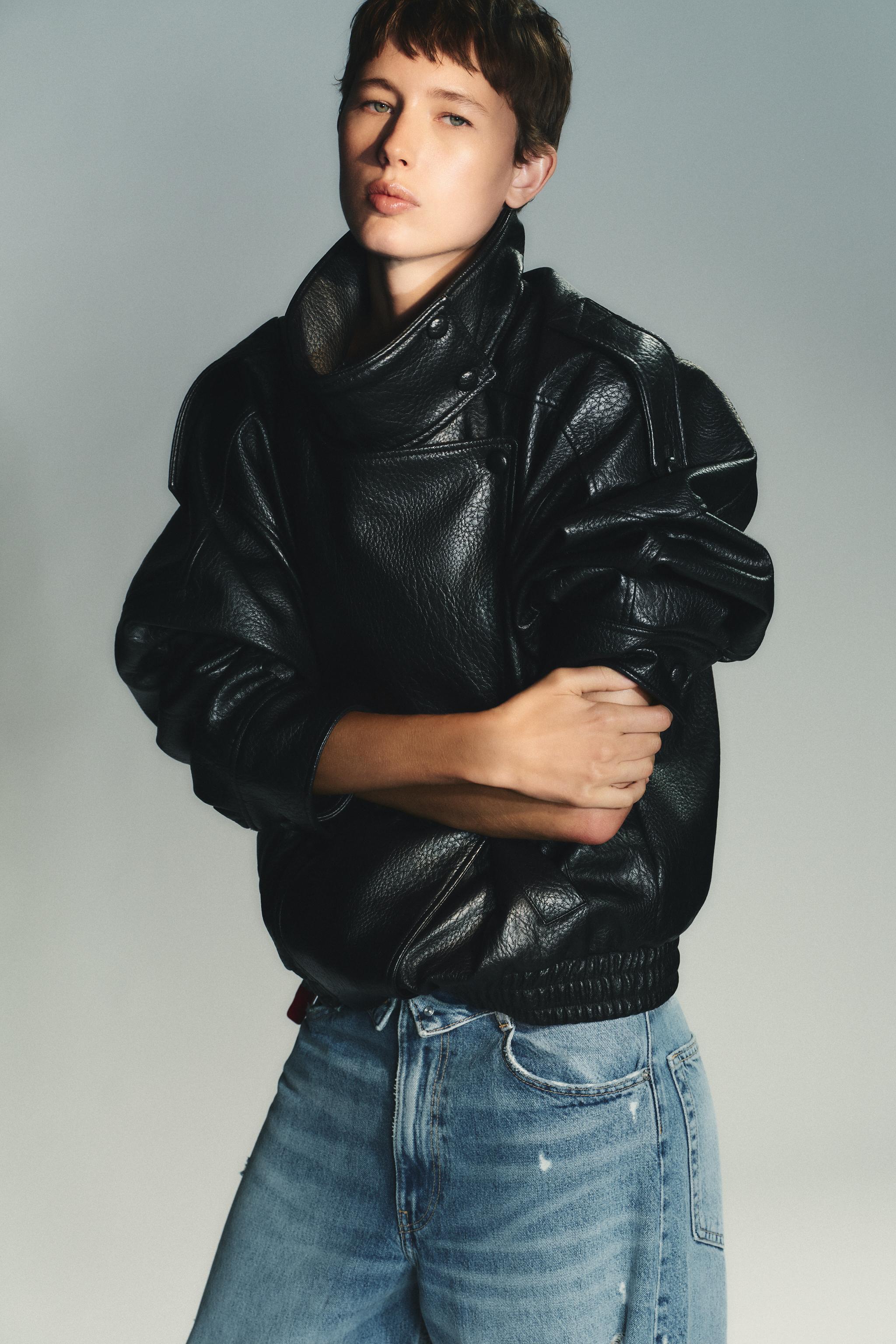 Faux Leather Jacket