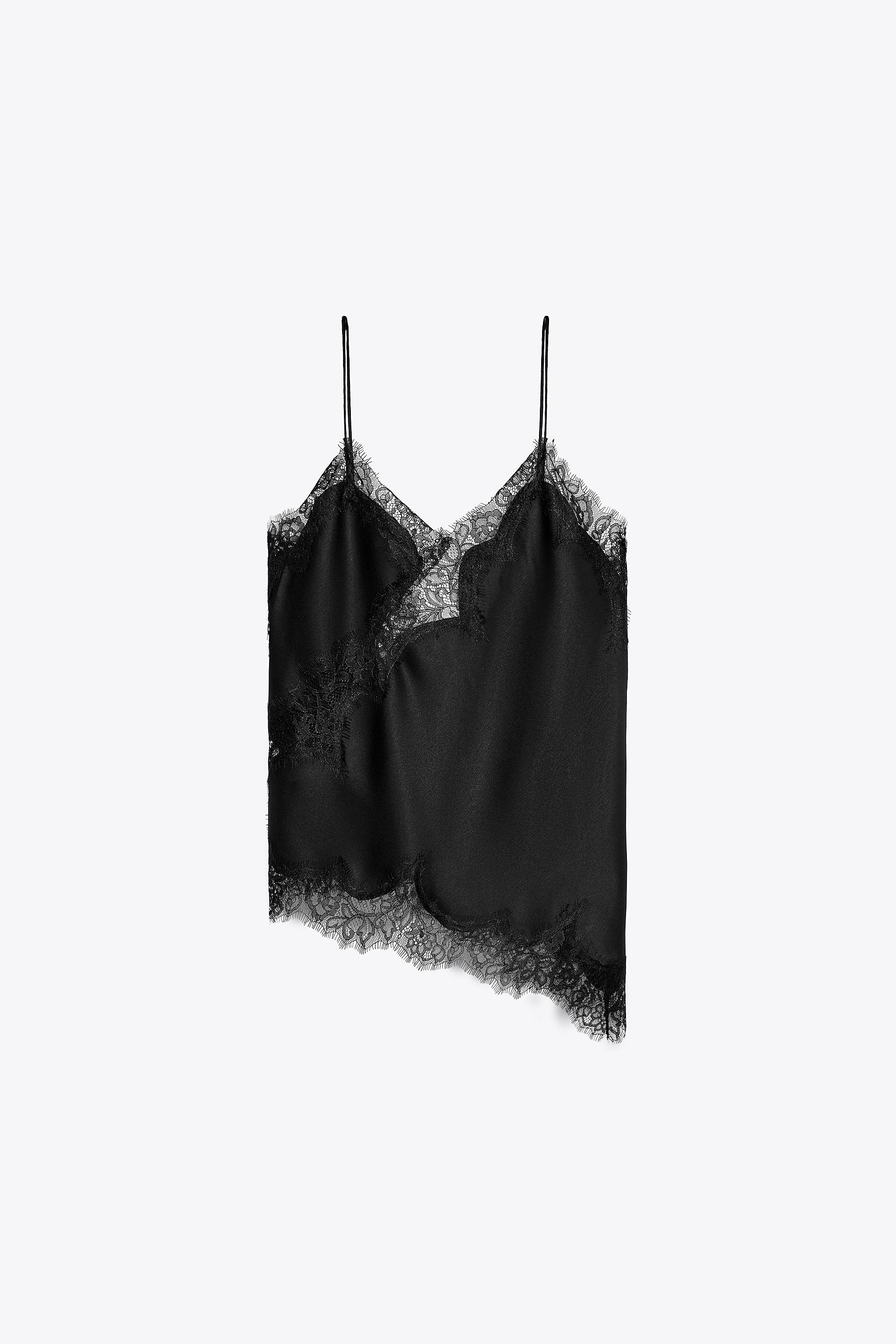 Zw Collection Lace Camisole Top