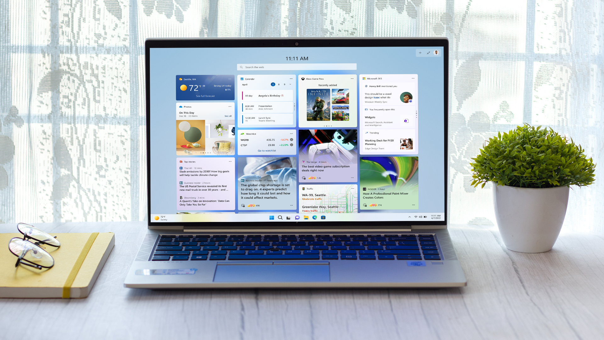Windows 11 Update Complete Screen Full-screen widgets are coming to a future Windows 11 update | TechRadar
