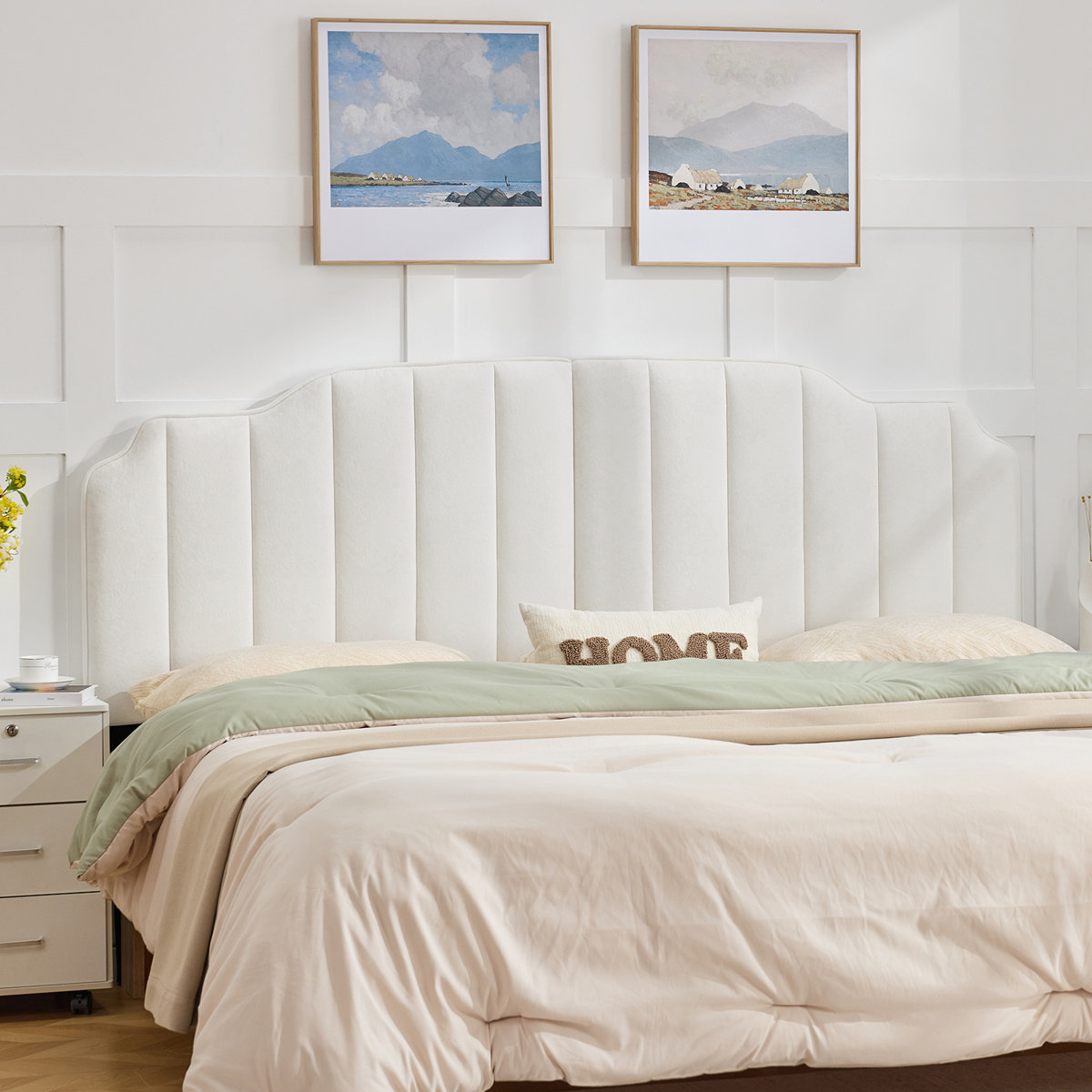 Winston Porter Vertical Channel Tufting Upholstered Headboard Adjustable Height &amp;amp; Width Bed Head Board &amp;amp; Reviews | Wayfair