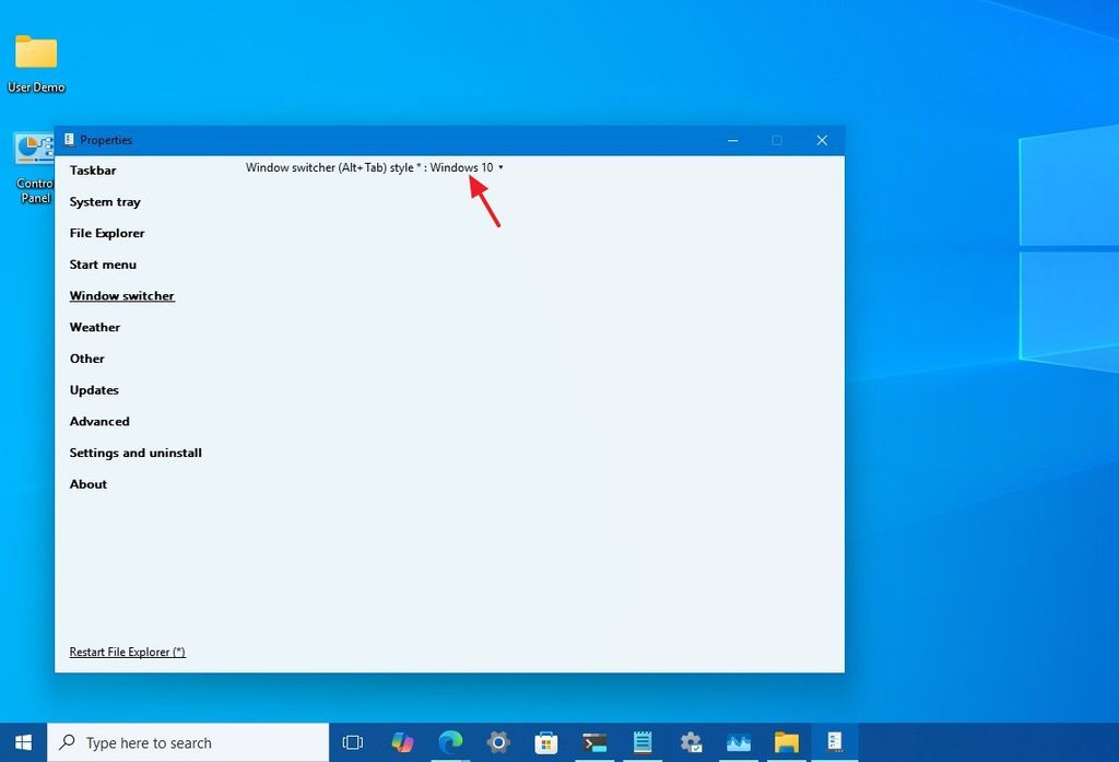 Enable Alt+Tab classic experience