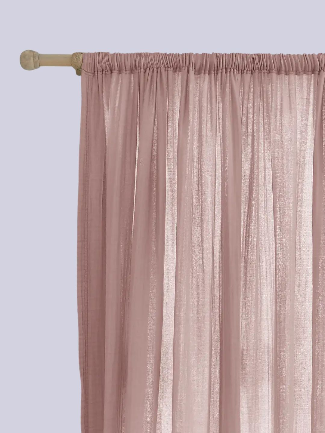 Dunelm, Cotton Muslin Slot Top Curtains