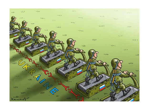 Political cartoon Putin Ukraine