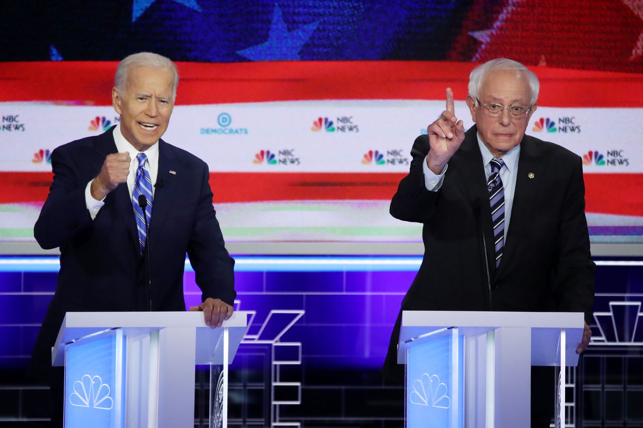 biden and sanders