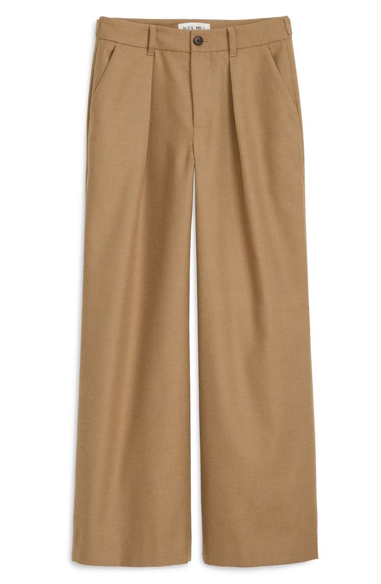 Meryl Sleeveless, Turtleneck Top & Wide Leg Trouser Set - Khaki, Mushroom and Oatmeal