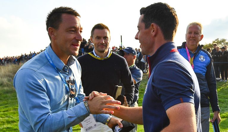 Terry shakes hand with McIlroy