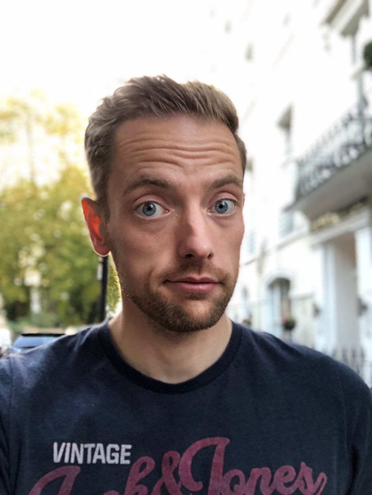 Taken using the front-facing camera