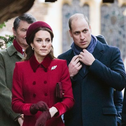 The Royal Family Attend Church On Christmas Day