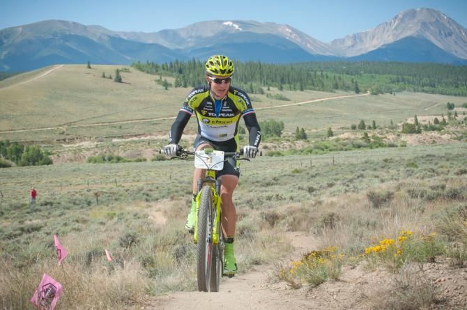 Kristian Hynek (Topeak) spent some time off the front only later to pay for his efforts.