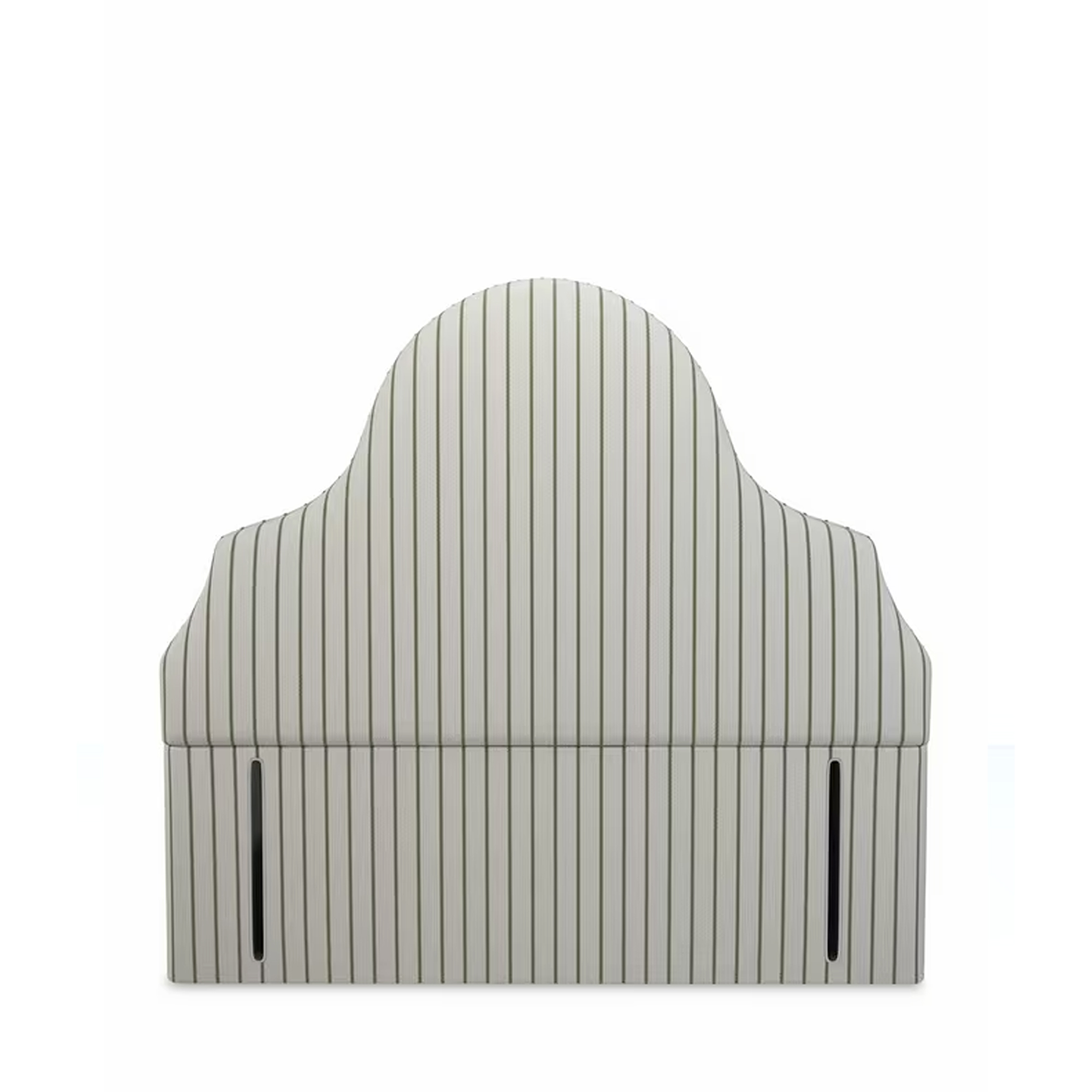 John Lewis, Silhouette Full Depth Ticking Stripe Upholstered Headboard