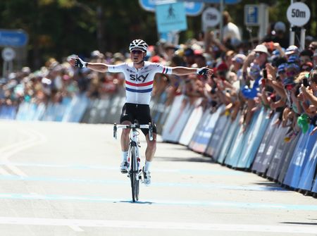 2016 Cadel Evans Great Ocean Road Race victor, Peter Kennaugh (Team Sky)