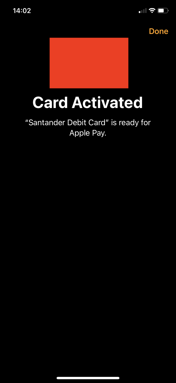 How to use Apple Pay on Apple Watch - card activated