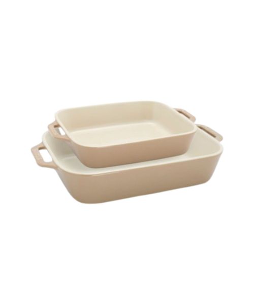 Staub Sesame 2-Piece Rectangular Baking Dish Set