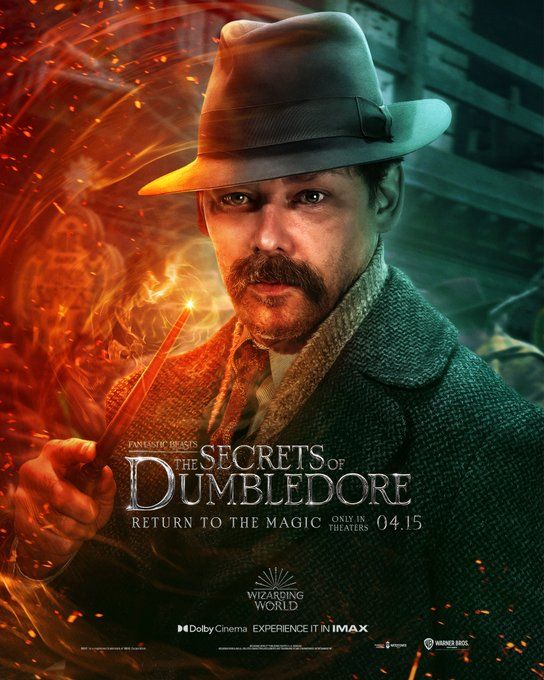 Fantastic Beasts: The Secrets of Dumbledore character poster