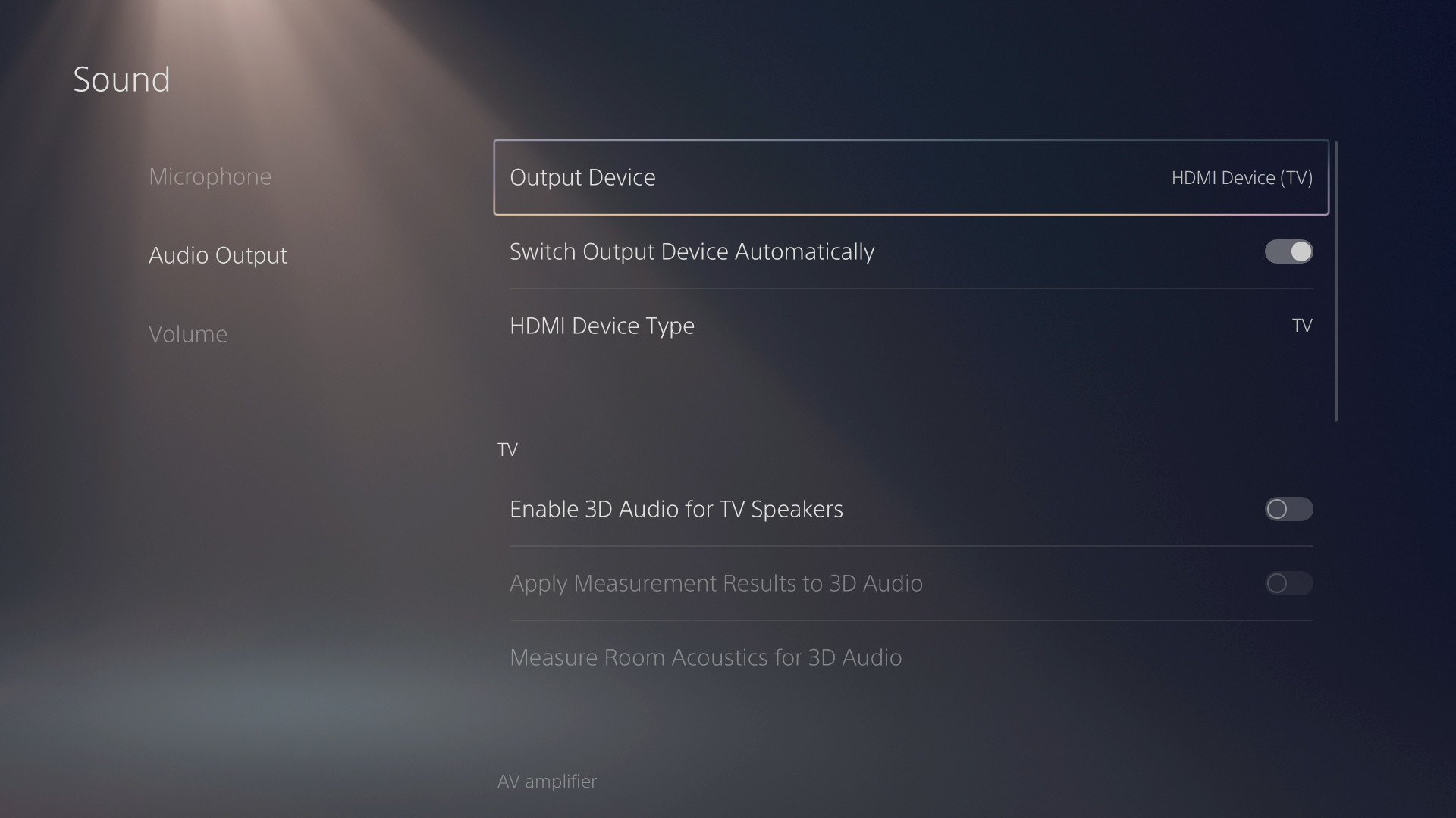 Ps5 Audio Settings