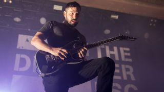 Ben Weinman of The Dillinger Escape Plan live onstage