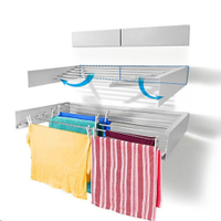 Wall mounted folding laundry clothes drying rack: £29.99 at B&amp;Q