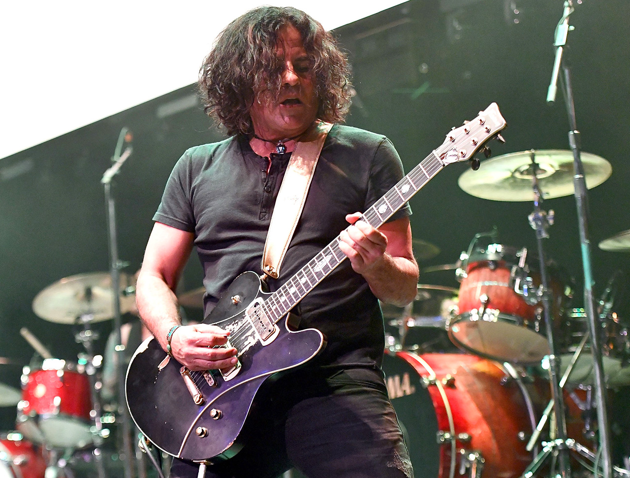 Stevie Salas performs onstage with Kings of Chaos at the Avalon Hollywood in Los Angeles, California on January 31, 2018