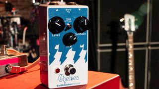 EarthQuaker Devices Chelsea Low End Fuzz Driver: the new LCD Soundsystem signature fuzz pedal designed in collaboration with James Murphy.