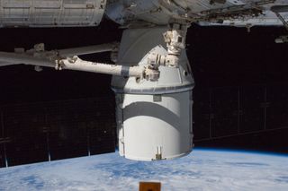 SpaceX Dragon Berted to International Space Station's Harmony Node