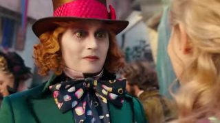 Johnny Depp as the Mad Hatter in Alice Through The Looking Glass