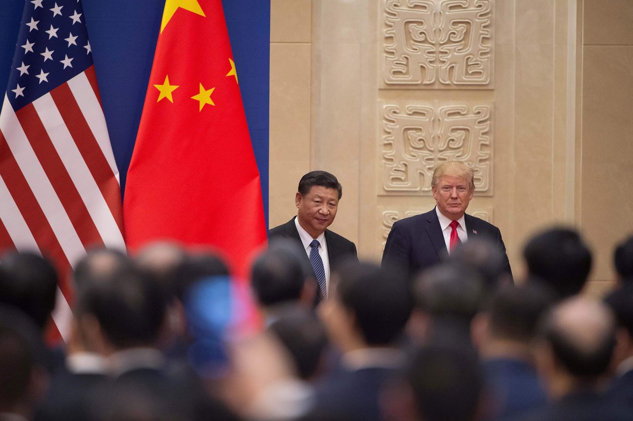 President Trump and Xi Jinping.