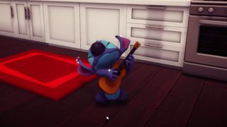 Disney Dreamlight Valley Stitch playing ukulele