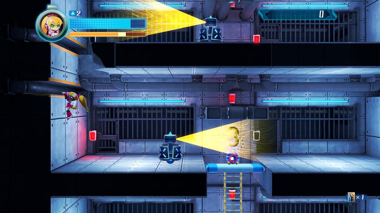 Beck's partner, Call, is given her own playable level as part of a Kickstarter stretch goal, and it's one of the worst in the game. It strips you of Beck's absorption ability and drops you into a psuedo-stealth level with no consequence for being seen.