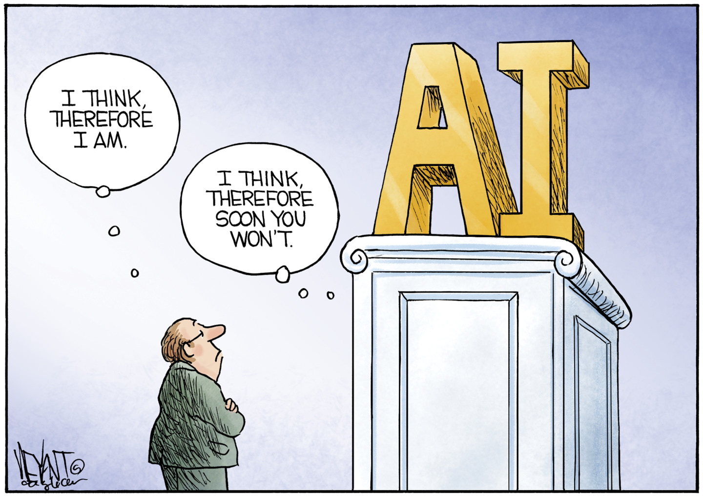 Political cartoon