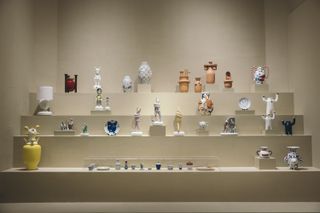 Jaime Hayon ceramics on display at Valencia museum
