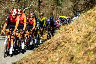 Ineos Grenadiers lead the peloton at Paris-Nice