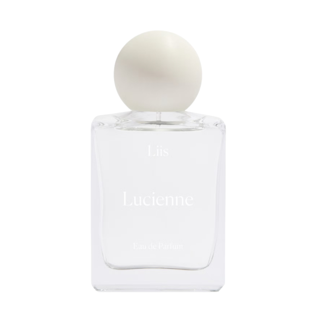 A product shot of the Liis Lucienne Eau de Parfum, on a white background
