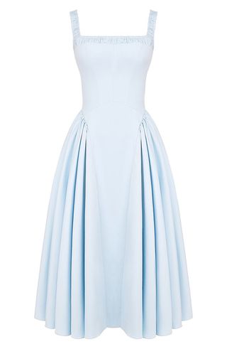 Dorothy B Pima Cotton Blend Cocktail Midi Dress