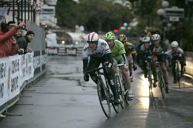 Ian Stannard (Sky), Peter Sagan (Cannondale), Gerald Ciolek (MTN - Qhubeka) and Fabian Cancellara (RadioShack - Nissan)
