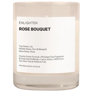 Enlighten Rose Bouquet Candle