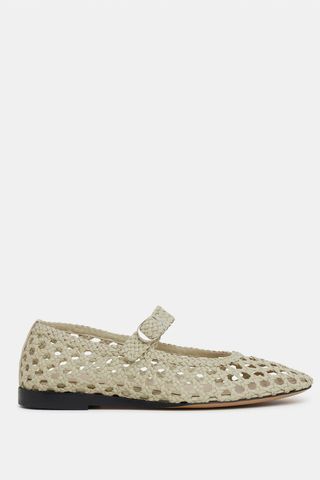 Le Monde Béryl Woven Leather Ballet Flats