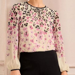 Love & Roses Animal Floral Top