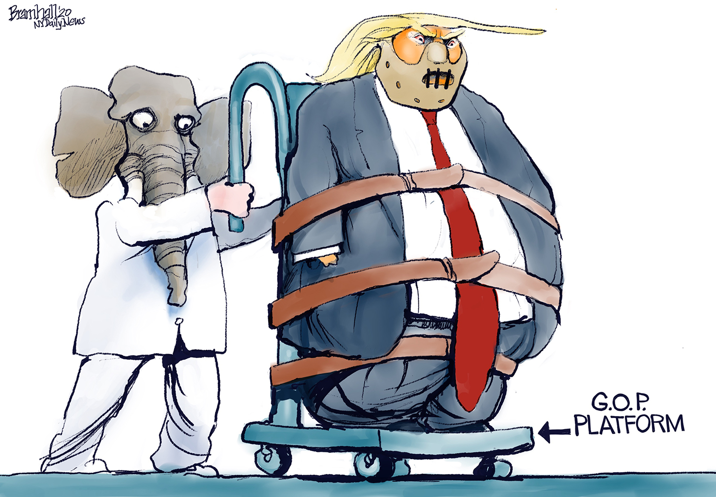 Political Cartoon U S Trump Rnc Gop Platform Hannibal Lecter The Week