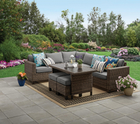 Better Homes &amp; Gardens Brookbury 5-Piece Patio Wicker Sectional Set | Was $899, now $797