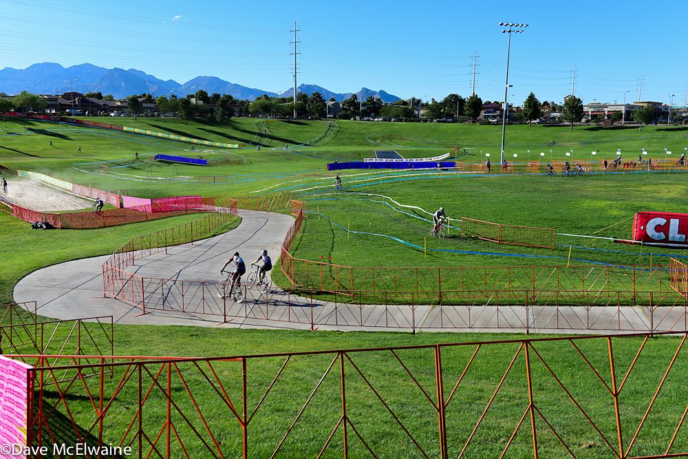 The Cross Vegas course had several new features including a large sand pit