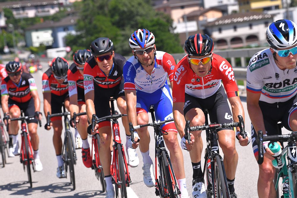 Adam James Hansen (Lotto Soudal) during stage 8 at Tour de Suisse