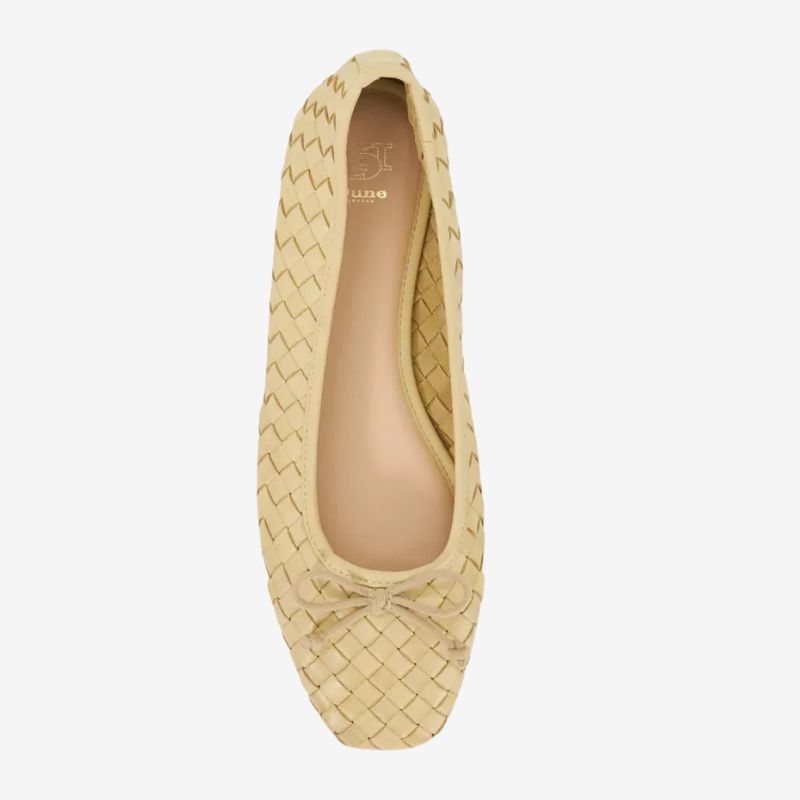 Image of woven ballet flats