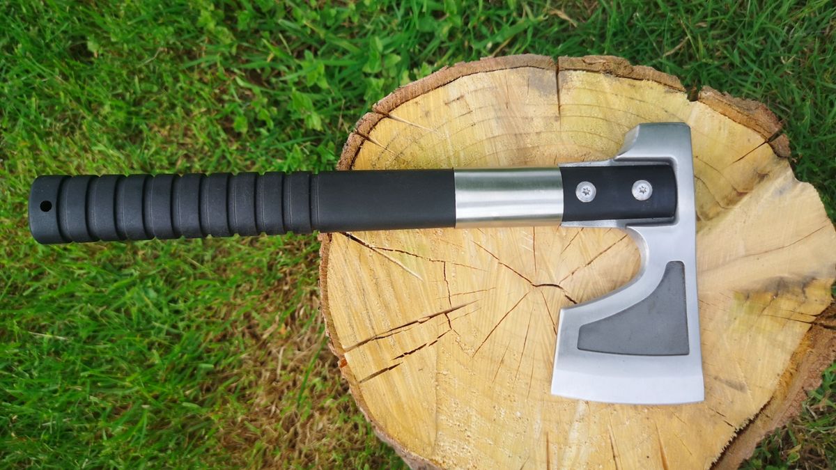 SOG Camp Axe review: a striking looking and portable hatchet for lighter camp tasks