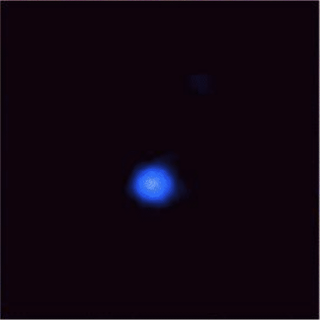 An image from the Swift X-Ray observatory shows the two X-ray sources look like a single object.
