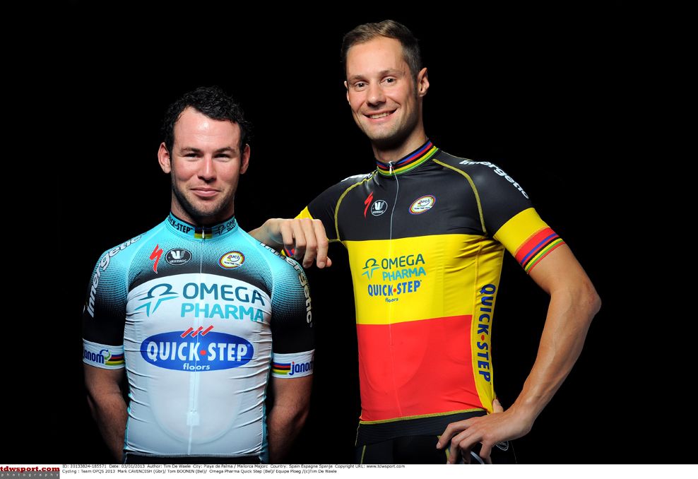 Mark Cavendish and Tom Boonen become team mates in 2013