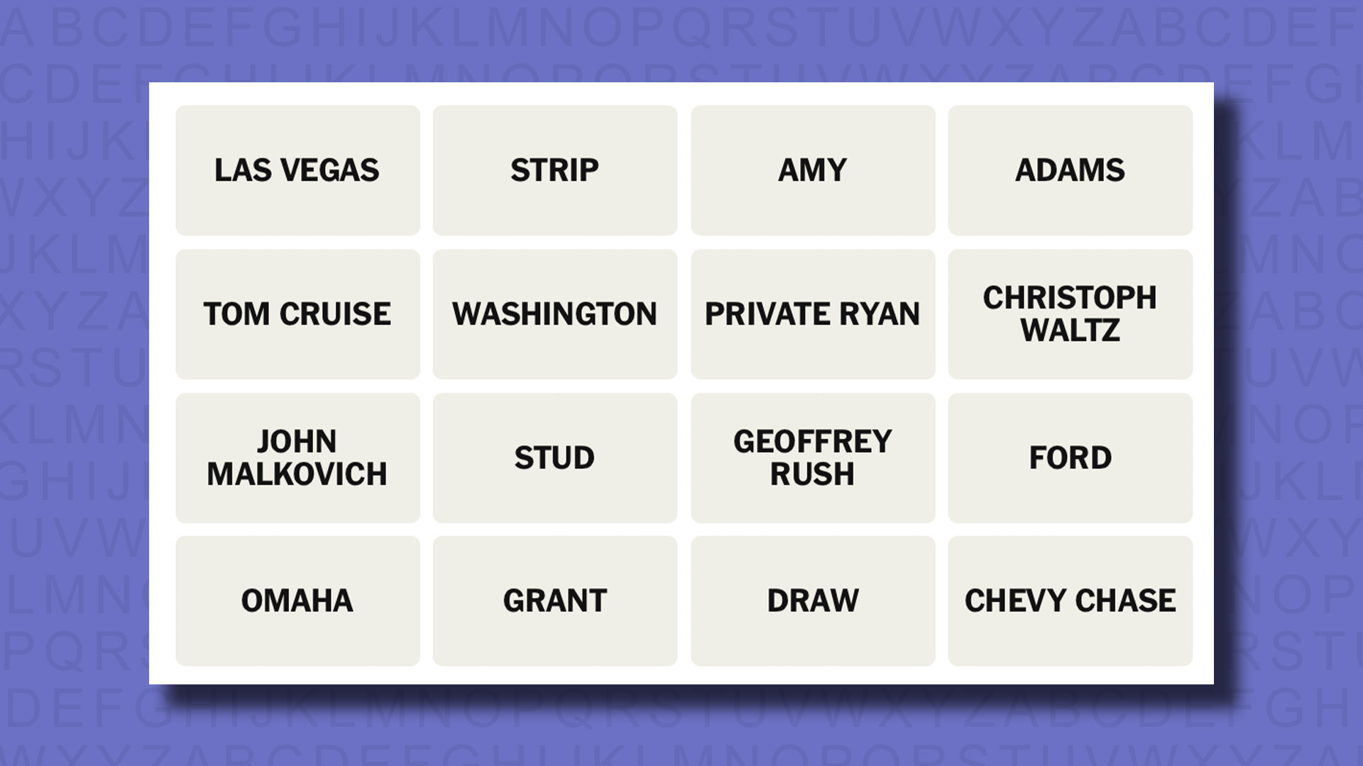 NYT Connections hints for game 803 on a purple background
